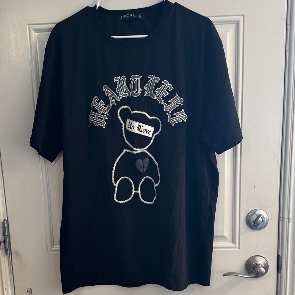 Focus Black Graphic T-Shirt for Men